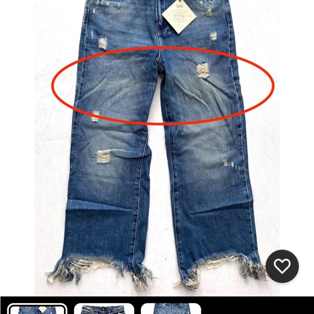 ISO: Lee Modern Vintage 31 wide leg destroyed.